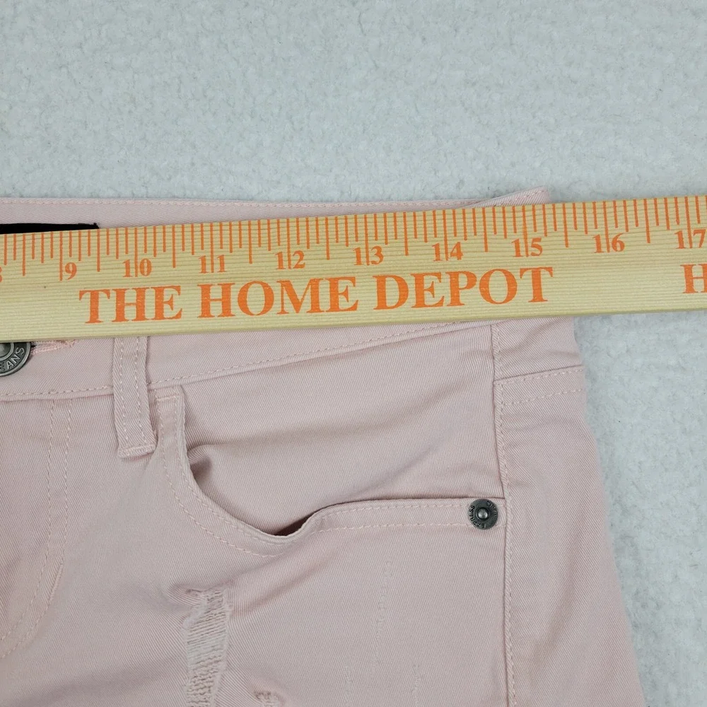 Express Jeans Stretch Cutoff Shorts Womens 2 Pink Cotton‎ Blend Summer Casual